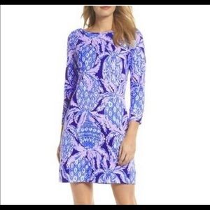 Lilly Pulitzer Marlowe Dress, Pop up Coco Safari in Lilac Verbena, EUC, XL